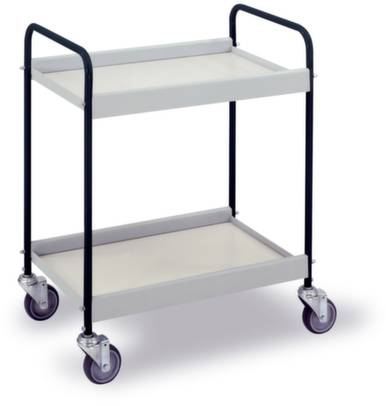 Ebinger 0350S Allzweckwagen Stahl pulverbeschichtet Traglast (max.): 40kg Tiefschwarz (RAL 9005)