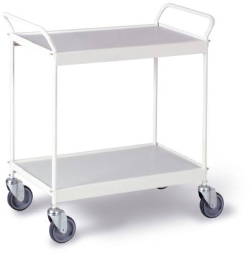 Image of 0200W Etagenwagen Stahl pulverbeschichtet Traglast (max.): 150kg Reinweiß (RAL 9010)