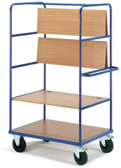 ROLLCART AUG 07 Etagenwagen klappbar Stahl pulverbeschichtet Traglast (max.): 500kg Enzianblau (RAL 5010)