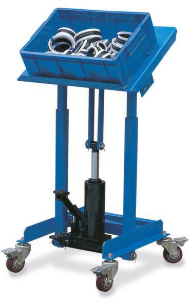 RapidLift 16/1600110 Materialständer Stahl pulverbeschichtet Traglast (max.): 150kg Verkehrsblau (RAL 5017)