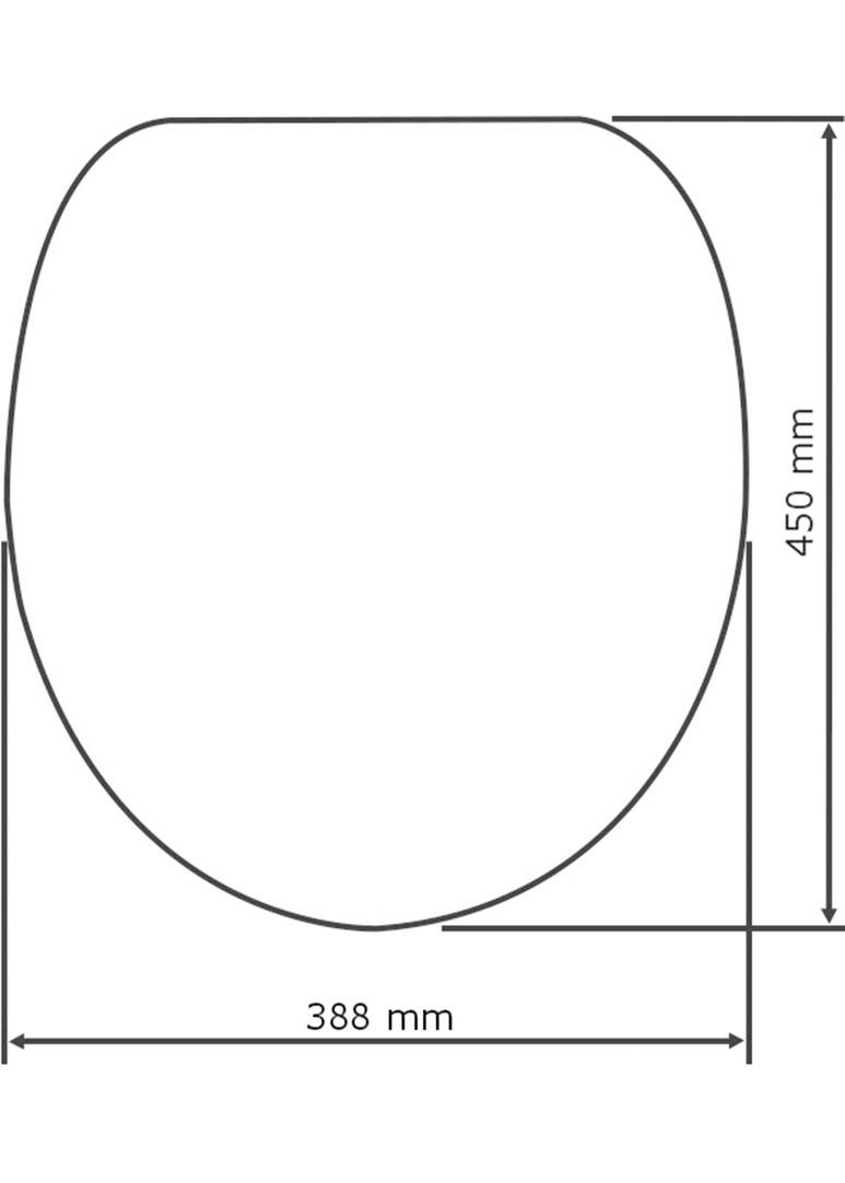 Wenko 21747100 Meditation WC-Sitz Acryl, Duroplast mit Absenkautomatik