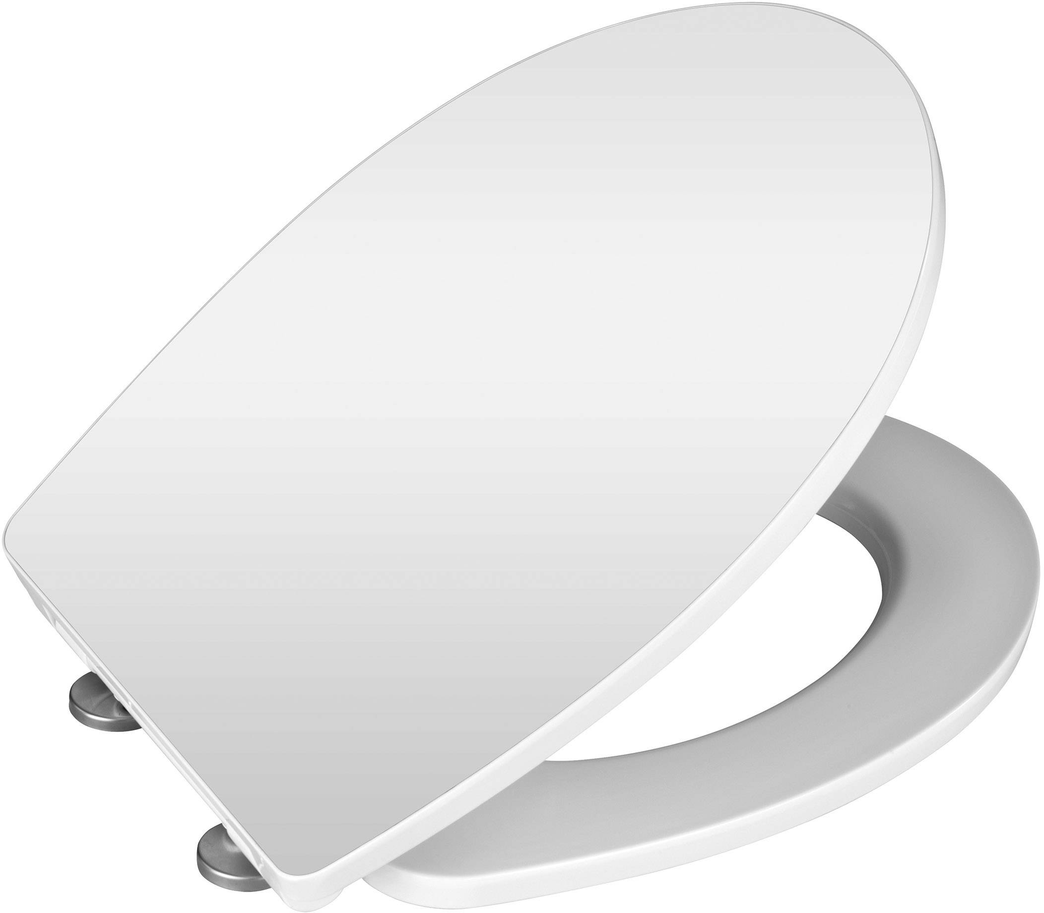 Wenko 21743100 WC-Sitz Acryl, Duroplast mit Absenkautomatik