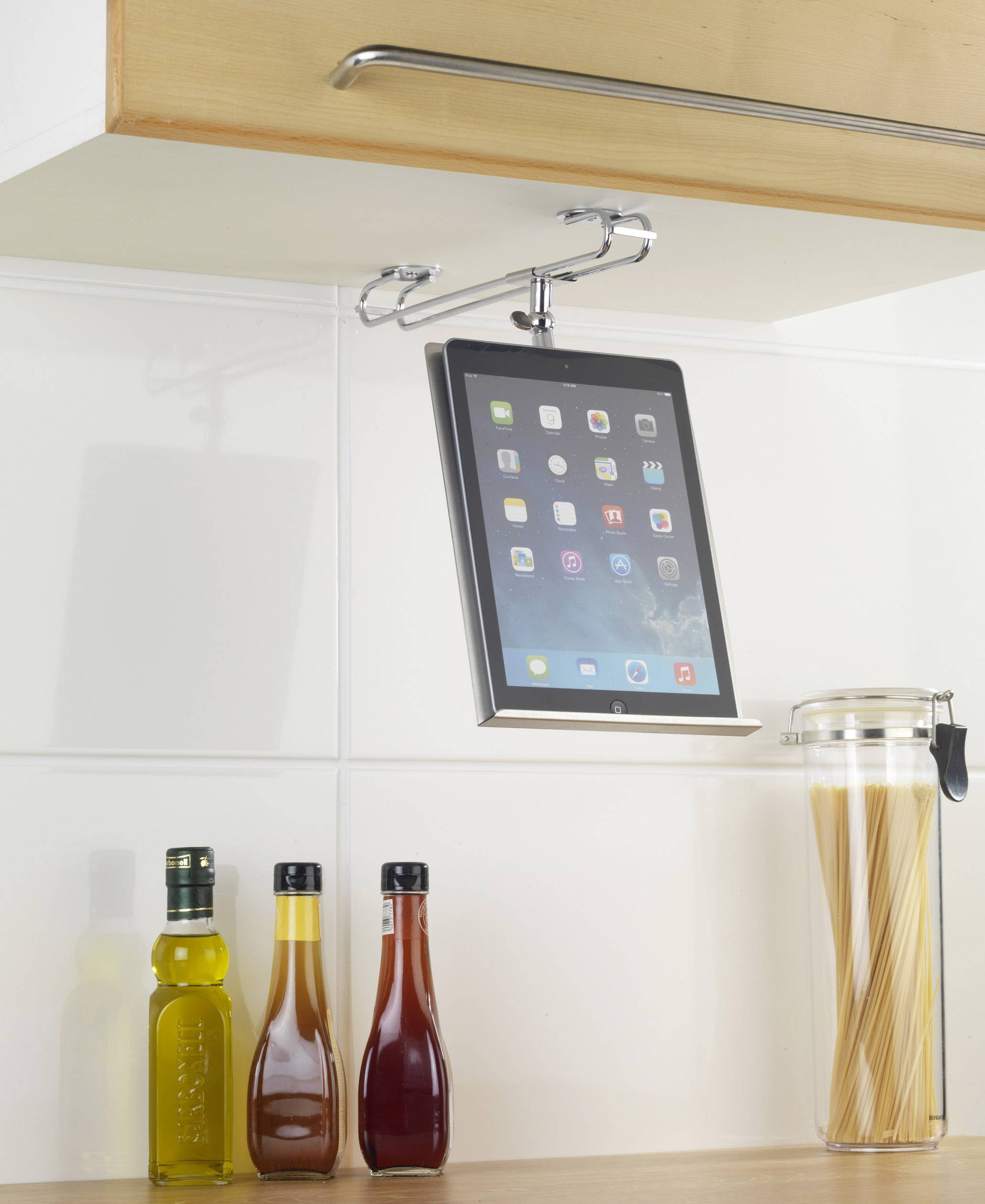 Wenko 53240100 WENKO Tablethalter und Kochbuchhalter