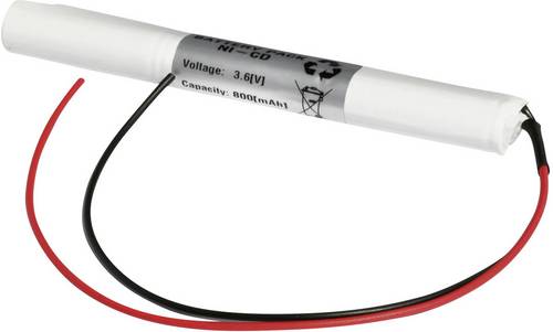 Emmerich 36AA800S Notleuchten-Akku Kabel 3.6 V 800 mAh