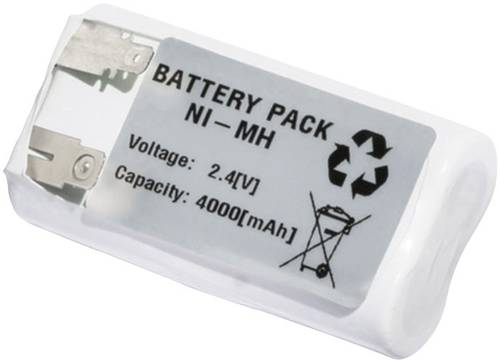 2443FA4000R Notleuchten-Akku U-Lötfahne 2.4V 4000 mAh