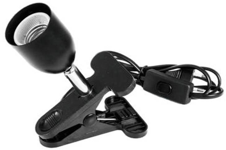 Eurolite 9460120N Lampenfassung-Adapter E27 230 V 60 W mit Klemmbefestigung, mit Eurostecker, mit W