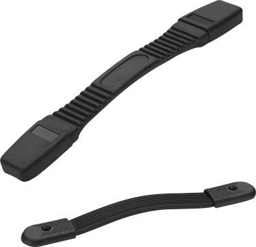 Rohde MA-25.160.84 Maschinengriff für Senkschrauben Schwarz (L x B x H) 203 x 25 x 8.5mm 1St.