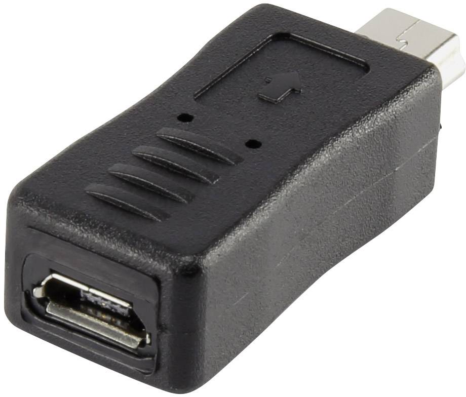 Renkforce USB 2.0 Adapter [1x USB 2.0 Stecker Mini-B - 1x USB 2.0 Buchse Micro-B] rf-usba-08 vergoldete Steckkontakte