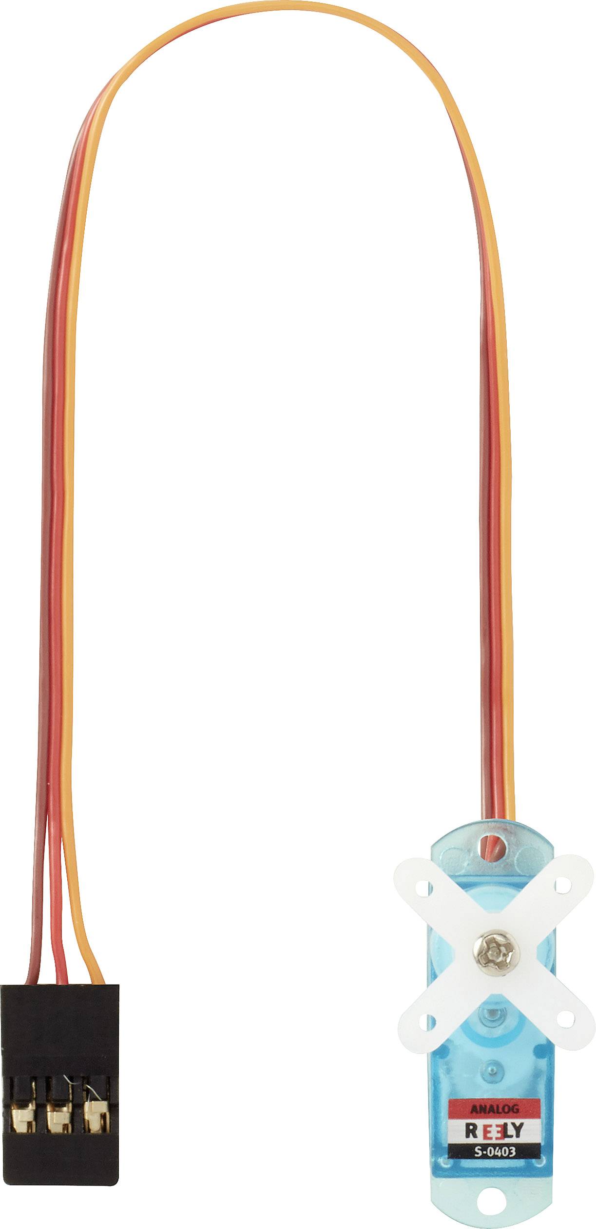Reely Micro-Servo S-0403 Analog-Servo Getriebe-Material: Kunststoff Stecksystem: JR