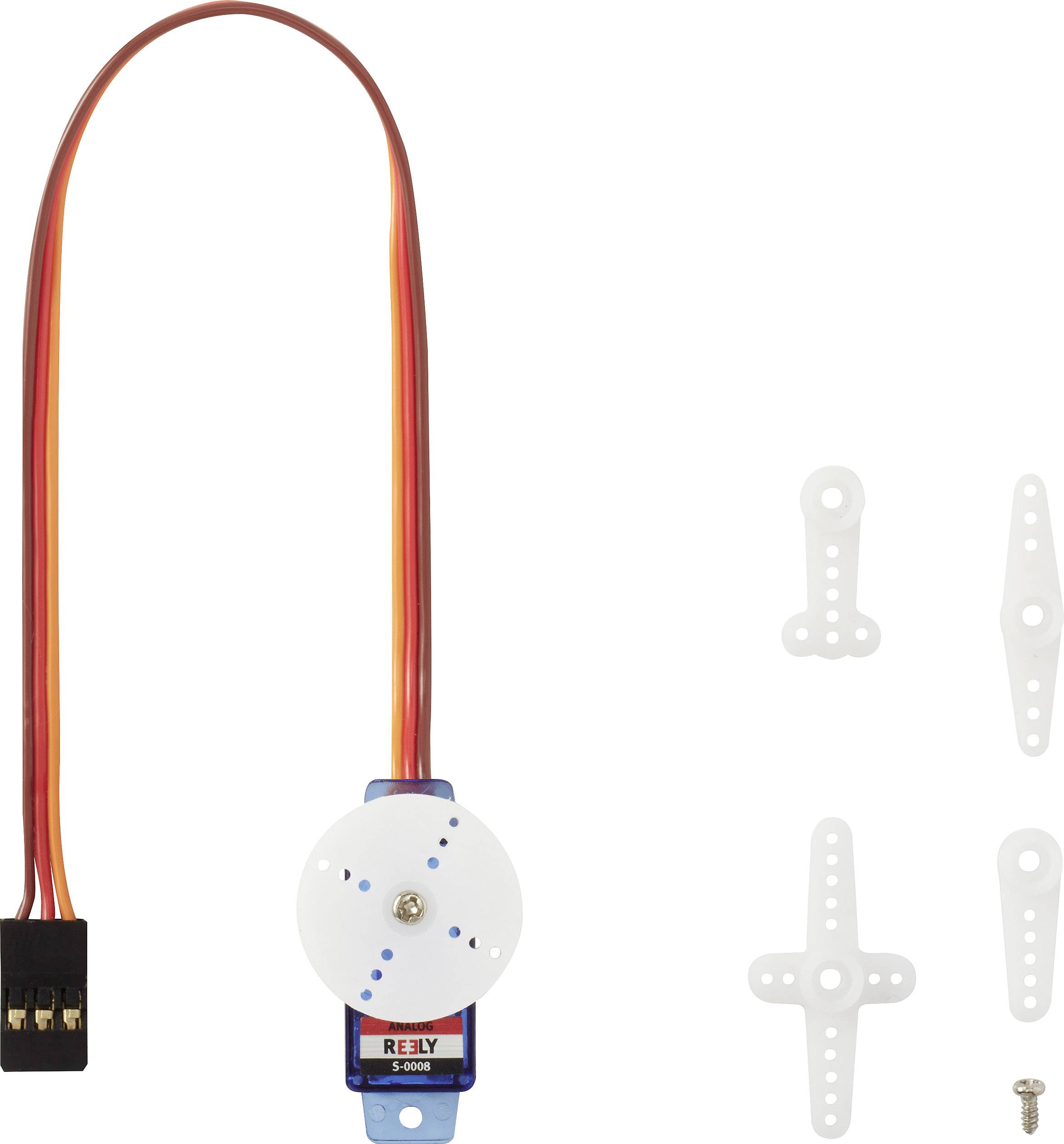 Reely Mini-Servo S-0008 Analog-Servo Getriebe-Material: Kunststoff Stecksystem: JR