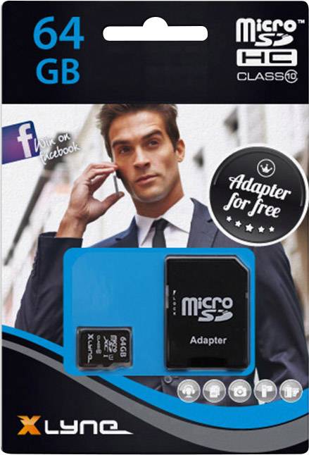 Xlyne microSDXC-Karte 64 GB Class 10