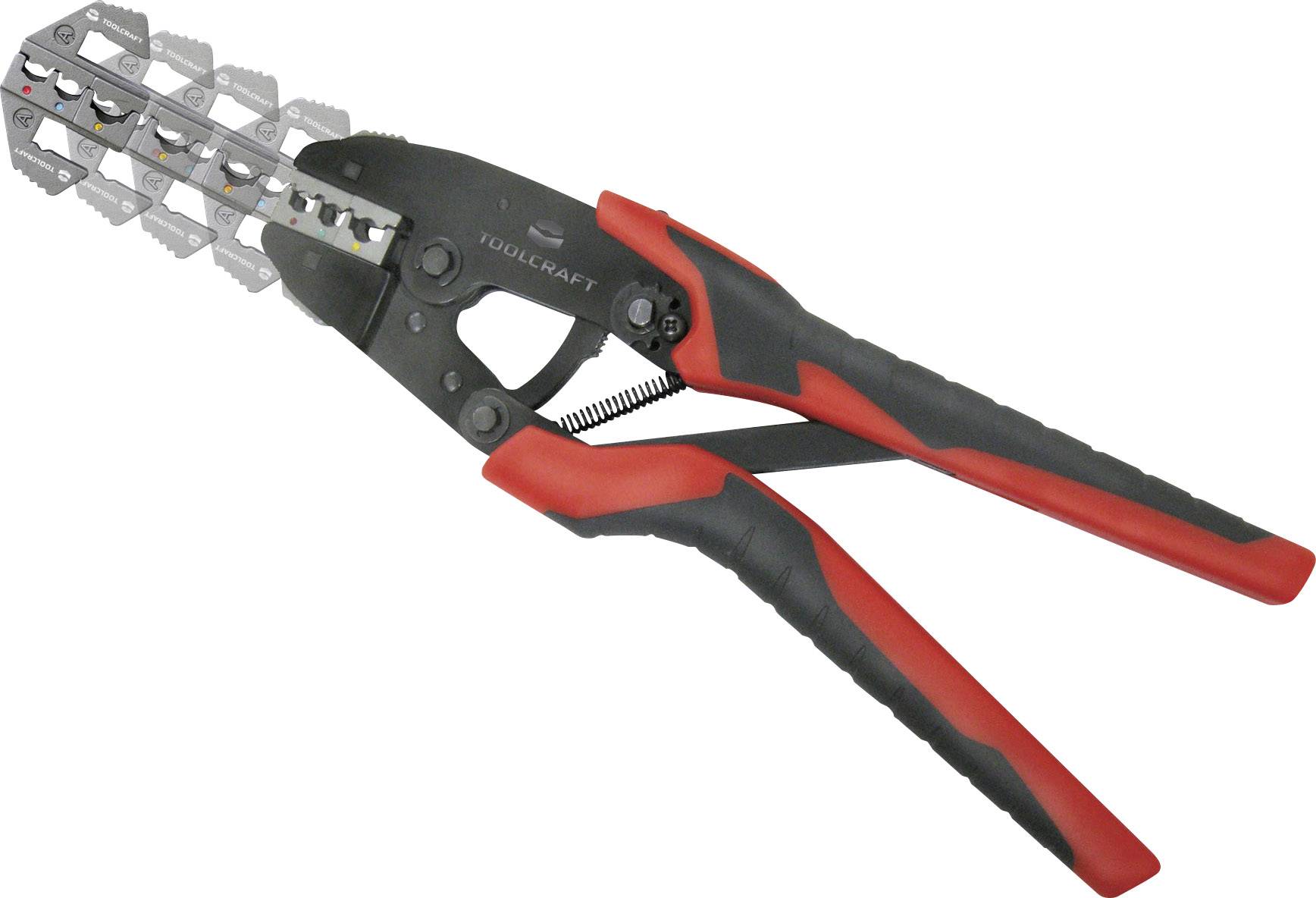 TOOLCRAFT PZ-507 1365635 Crimpzangen-Set 439teilig Kabelschuhe, Flachstecker, Flachsteckhülsen, Stoßverbinder, Aderendhülsen 0.5