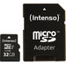 Carte microSDHC Intenso Professional 32 GB Class 10, UHS-I avec adaptateur SD