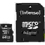 Intenso Professional microSDXC-Karte 64GB Class 10, UHS-I inkl. SD-Adapter