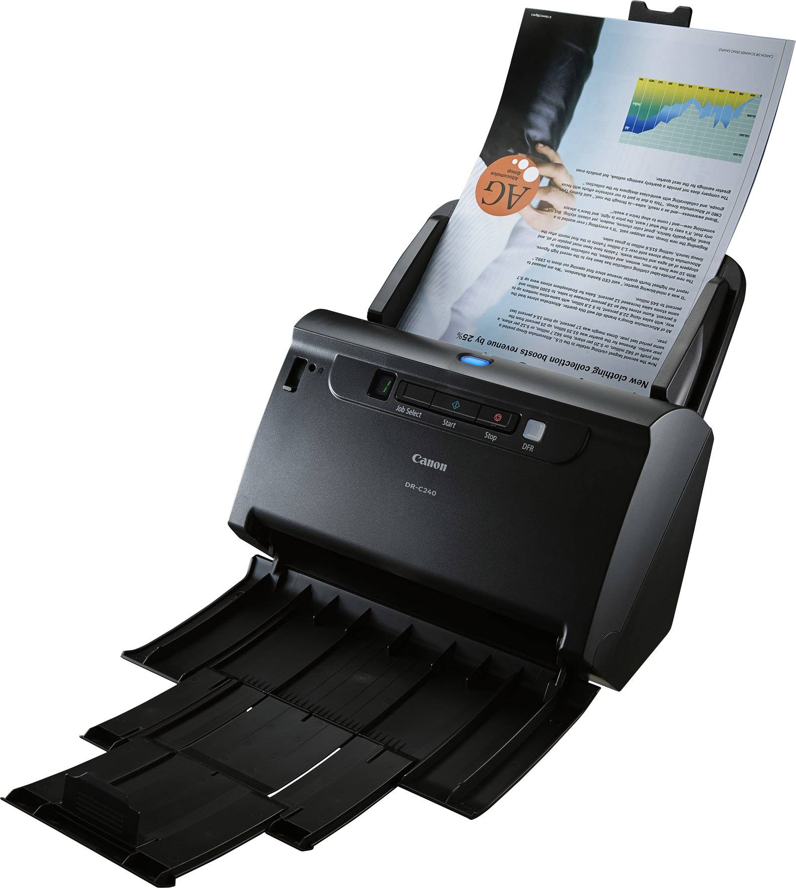 Canon imageFORMULA DR-C240 - Dokumentenscanner - CMOS / CIS - Duplex - Legal - 600 dpi x 600 dpi - bis zu 45 Seiten/Min.