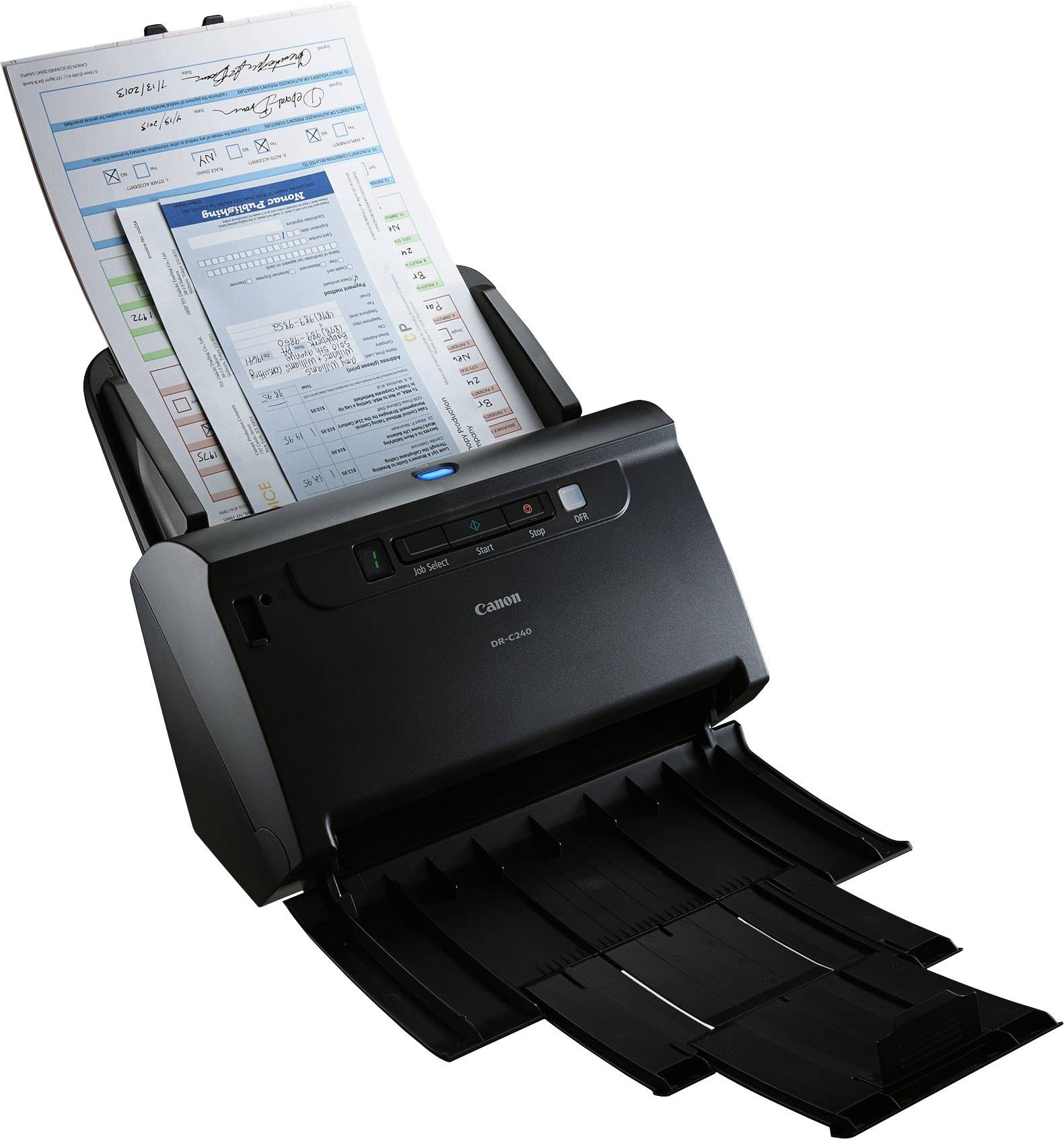 Canon imageFORMULA DR-C240 Duplex-Dokumentenscanner A4 600 x 600 dpi 45 Seiten/min, 90 Bilder/min USB