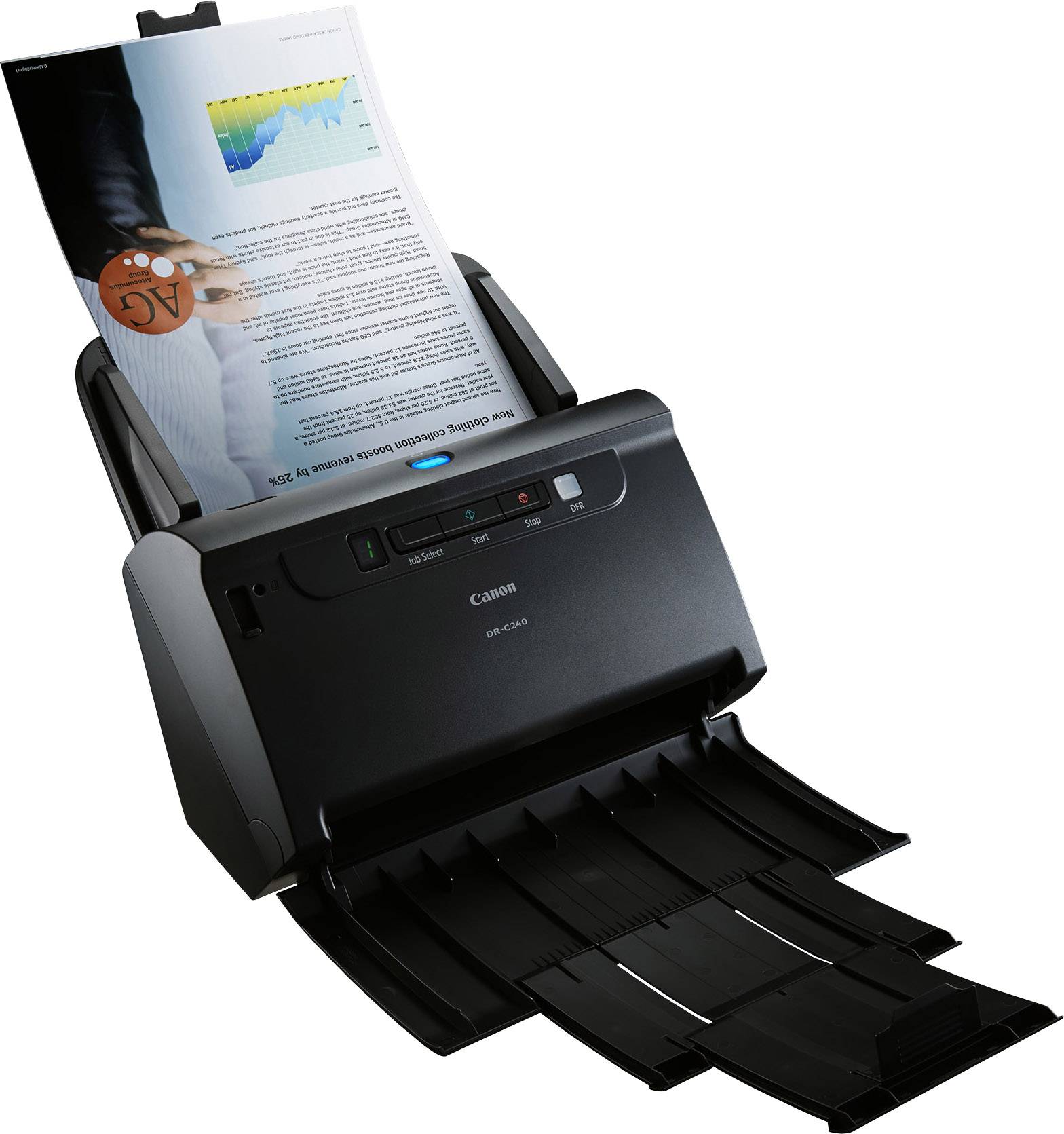Canon imageFORMULA DR-C240 - Dokumentenscanner - CMOS / CIS - Duplex - Legal - 600 dpi x 600 dpi - bis zu 45 Seiten/Min.