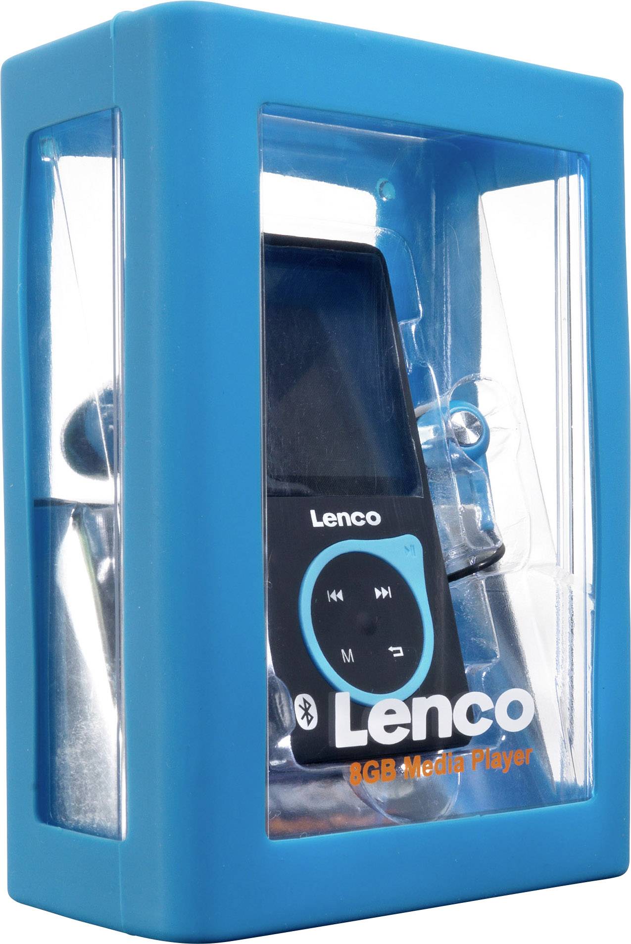 Lenco Xemio-777 BT MP3-Player, MP4-Player 8GB Schwarz, Blau Bluetooth®, eBook-Funktion, Sprachaufnahme