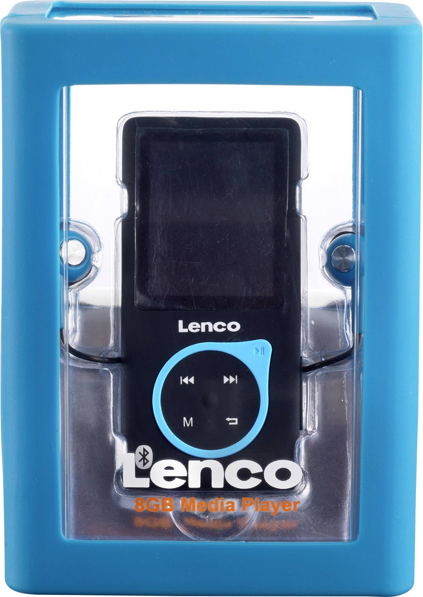 Lenco Xemio-777 BT MP3-Player, MP4-Player 8GB Schwarz, Blau Bluetooth®, eBook-Funktion, Sprachaufnahme