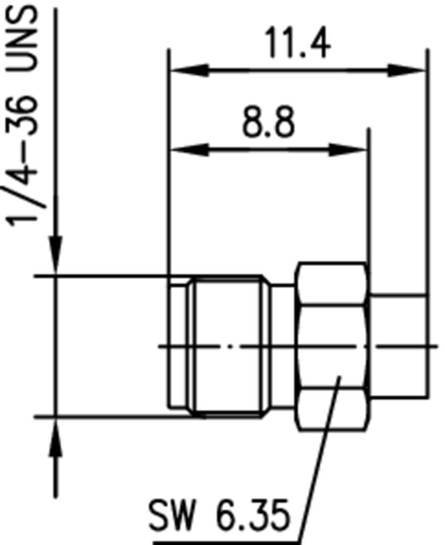Telegärtner 100024730 100024730 SMA-Steckverbinder Buchse, gerade 50Ω 1St.