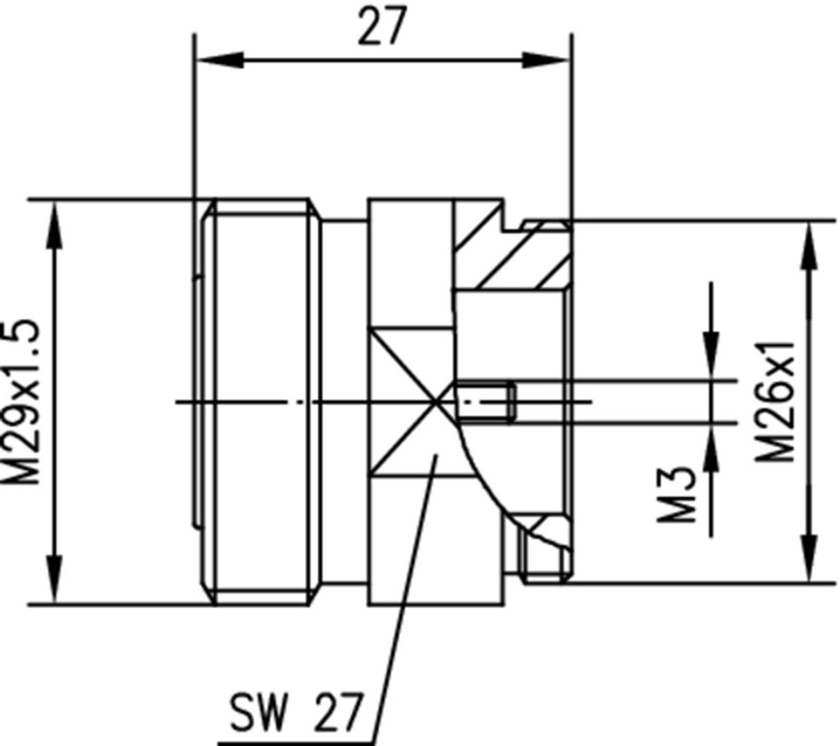 Telegärtner 100024478 100024478 7-16-DIN-Steckverbinder Buchse, Einbau 50Ω 1St.