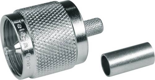 Telegärtner 100024323 100024323 UHF-Steckverbinder Stecker, gerade 50 Ω 1 St.