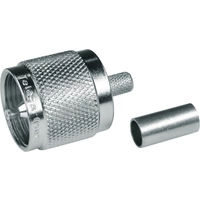 Telegärtner 100024323 100024323 UHF-Steckverbinder Stecker, gerade 50 Ω 1 St. Telegärtner 100024323 100024323 UHF-Steckverbinder Stecker, gerade 50 Ω 1 St.