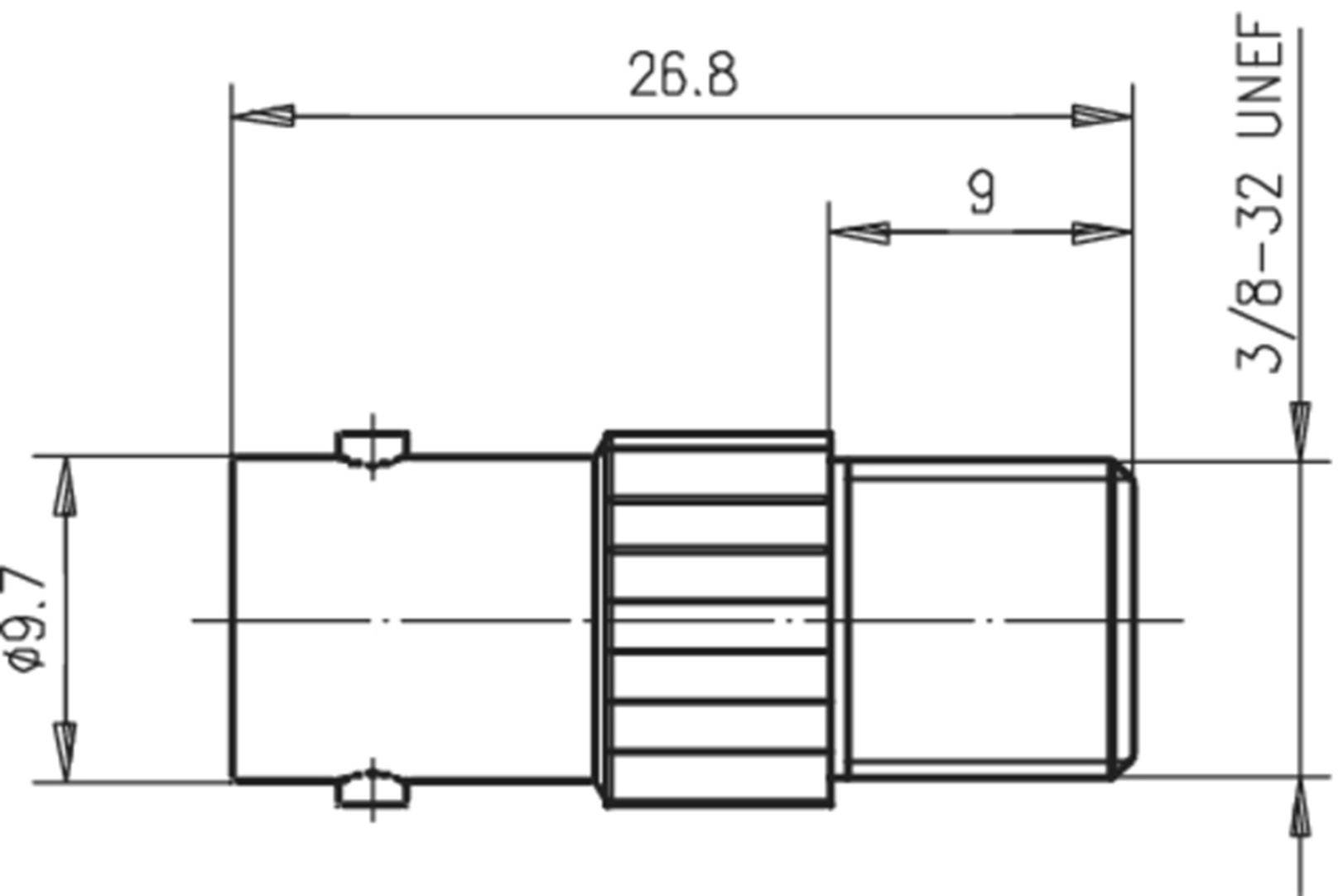 Telegärtner 100023640 100023640 Koax-Adapter BNC-Buchse - F-Buchse 1St.