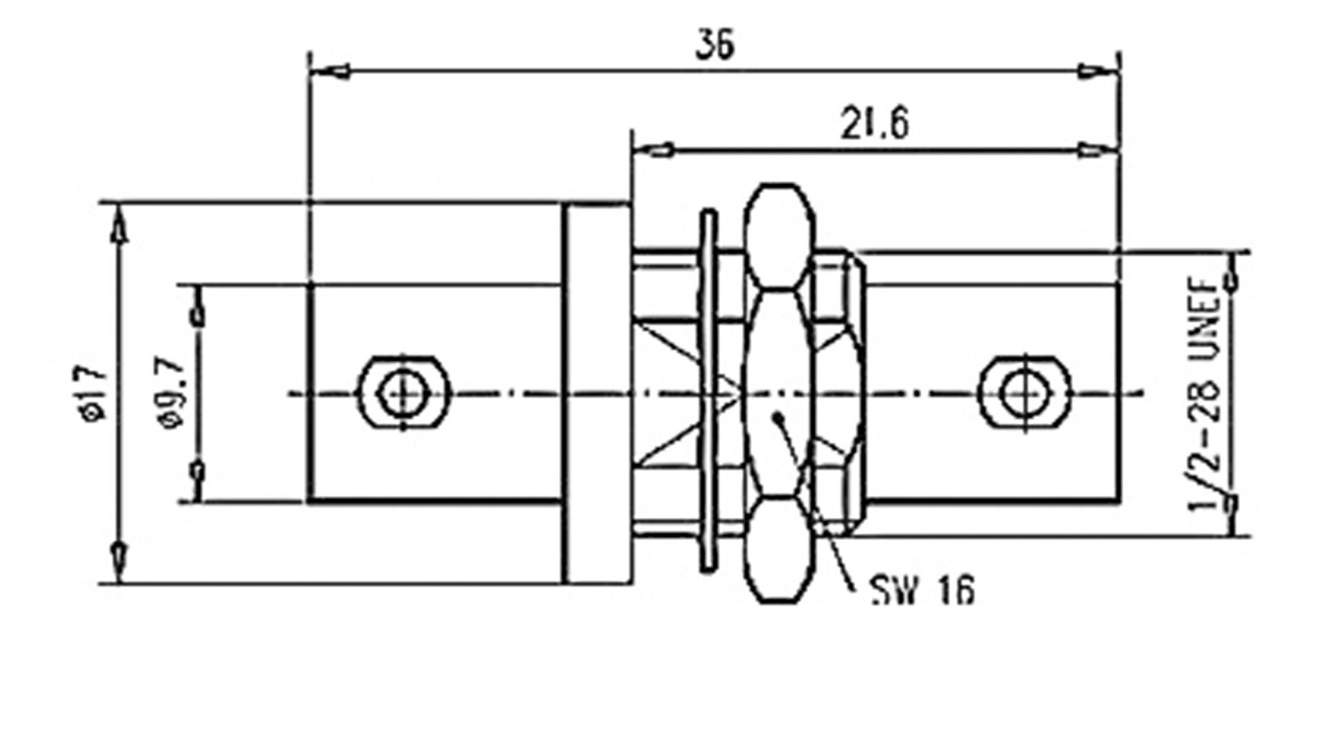 Telegärtner 100027519 100027519 BNC-Durchführung BNC-Buchse - BNC-Buchse 1St.