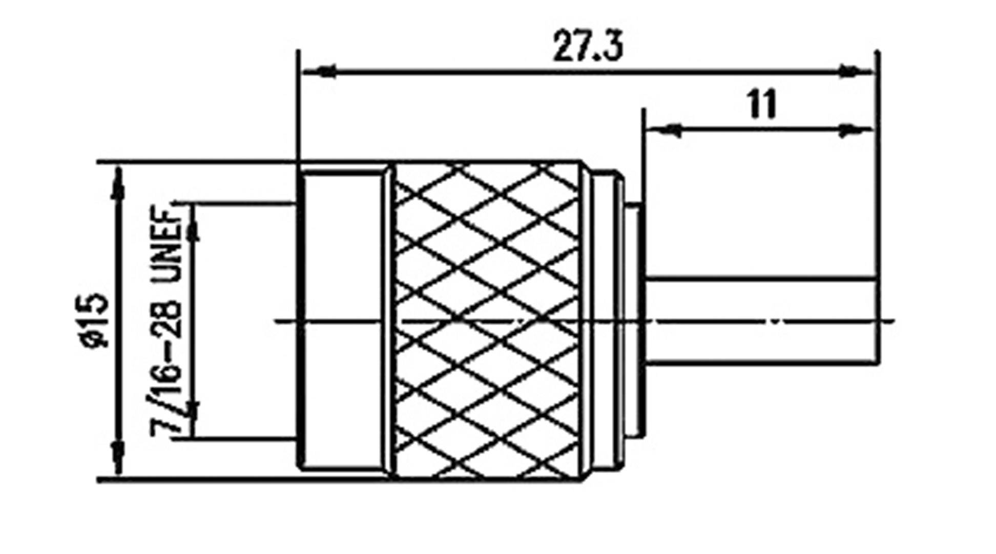 Telegärtner 100023748 100023748 TNC-Reverse-Steckverbinder Stecker, gerade 50Ω 1St.