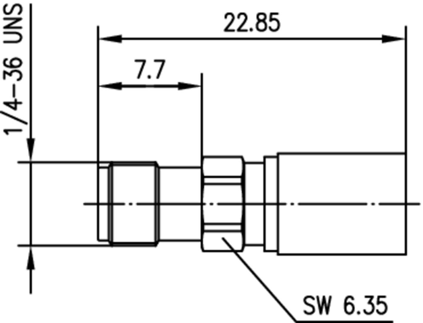 Telegärtner 100024724 100024724 SMA-Steckverbinder Buchse, gerade 50Ω 1St.