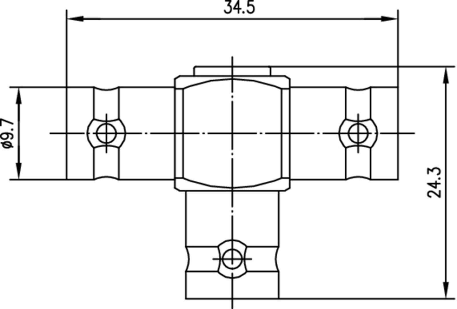 Telegärtner 100023594 100023594 BNC-Adapter BNC-Buchse - BNC-Buchse, BNC-Buchse 1St.