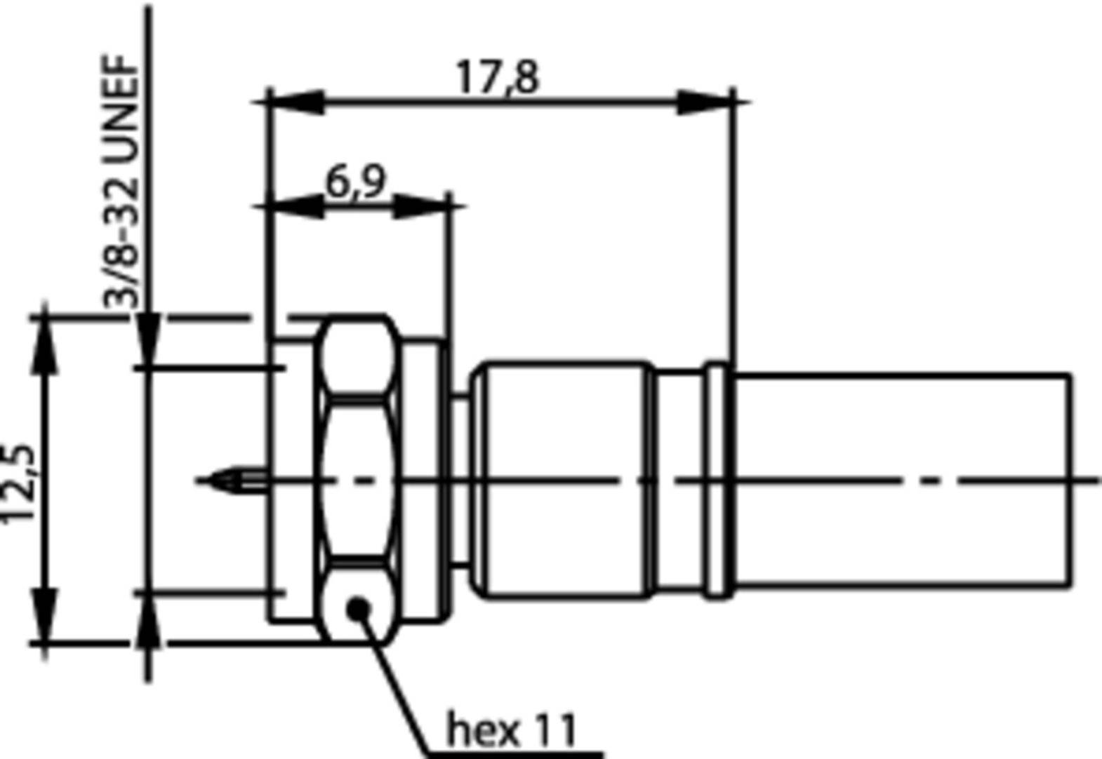 Telegärtner 100025624 100025624 F-Steckverbinder Stecker, gerade 75 Ω 1 St.