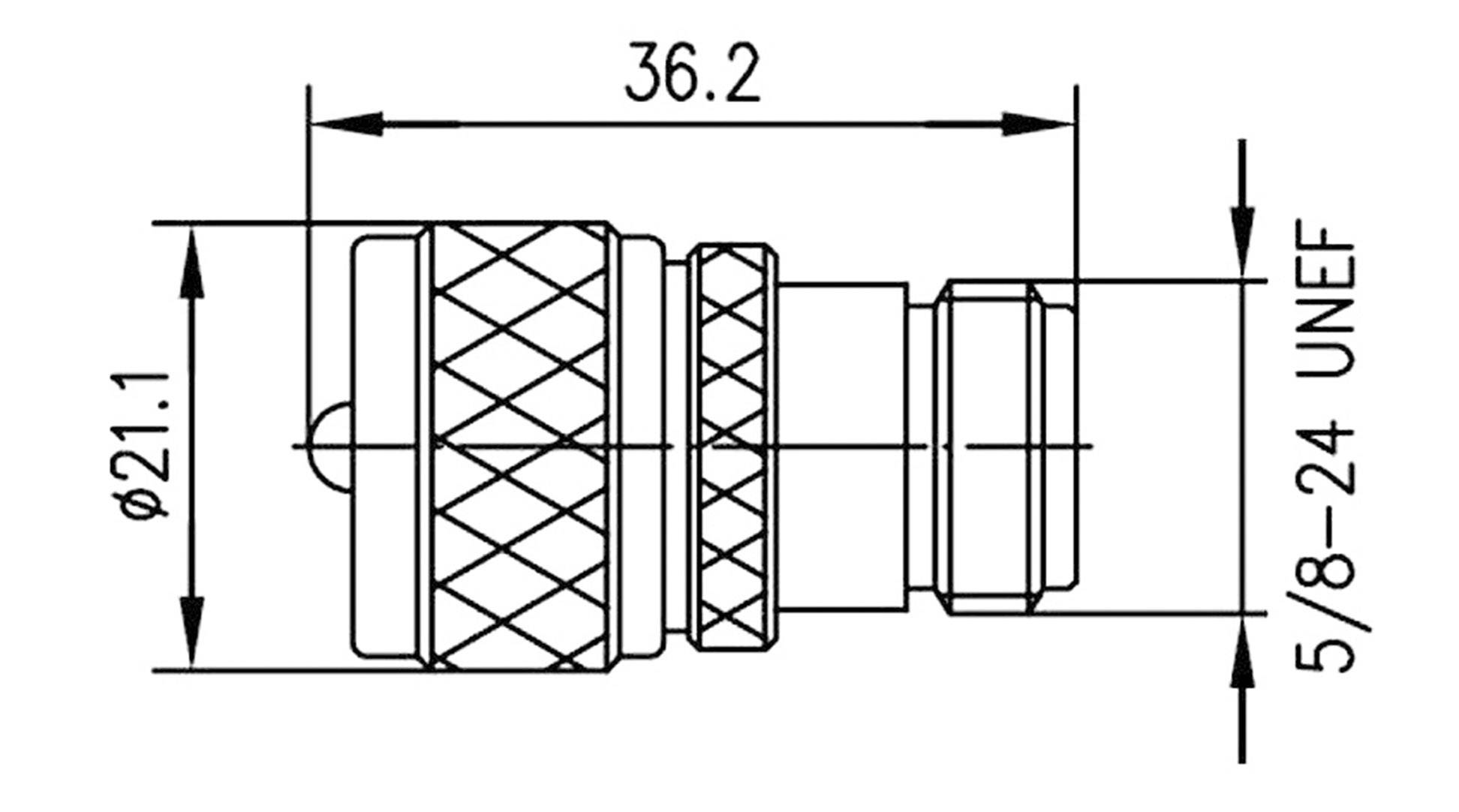 Telegärtner 100024352 100024352 Koax-Adapter UHF-Stecker - N-Buchse 1St.