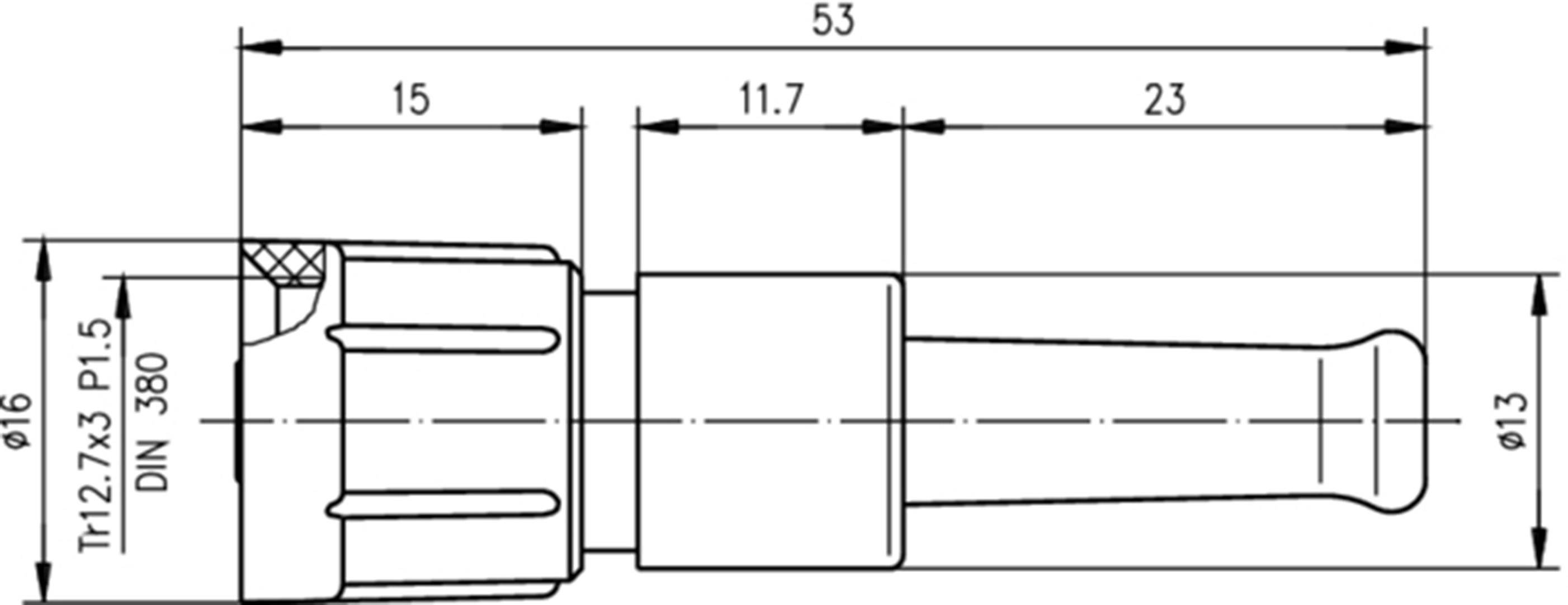 Telegärtner 100024962 100024962 PH-Buchse Buchse, gerade 1St.