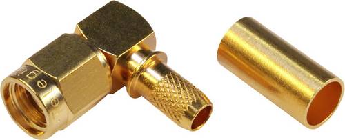 Telegärtner 100024657 100024657 SMA-Reverse-Steckverbinder Stecker, gewinkelt 50 Ω 1 St.