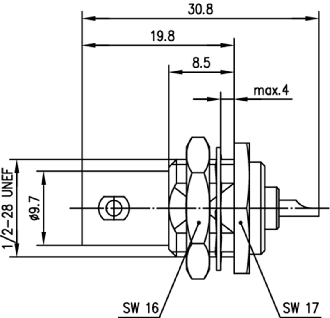 Telegärtner 100023540 100023540 BNC-Steckverbinder Buchse, Einbau 75Ω 1St.