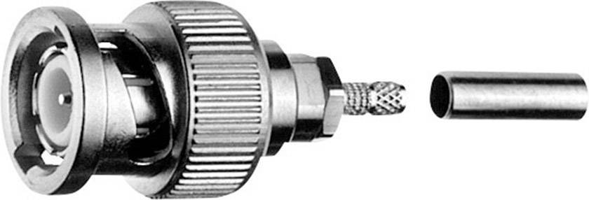 Telegärtner 100023359 100023359 BNC-Steckverbinder Stecker, gerade 50 Ω 1 St.