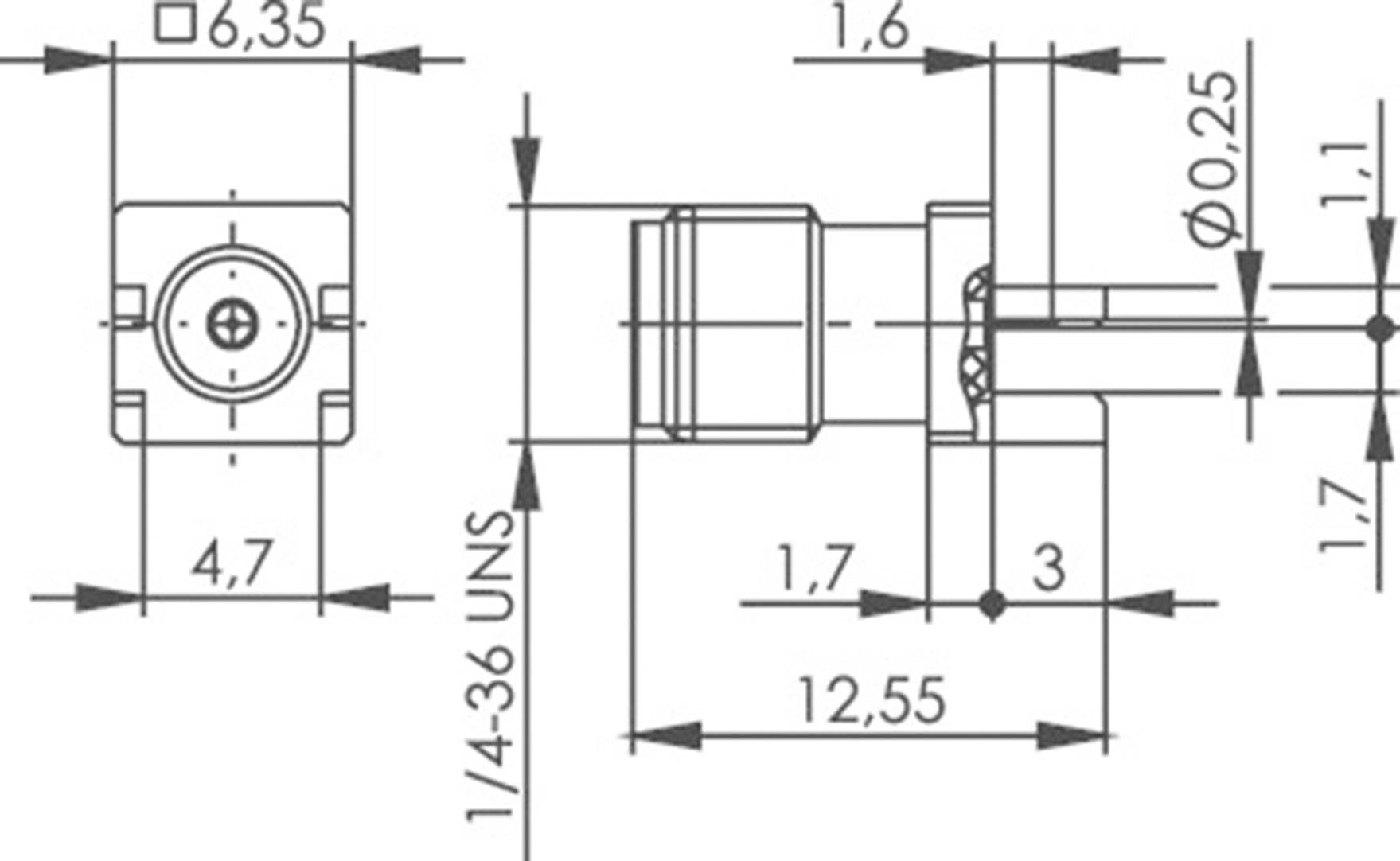 Telegärtner 100024733 100024733 SMA-Steckverbinder Buchse, Einbau horizontal 50Ω 1St.