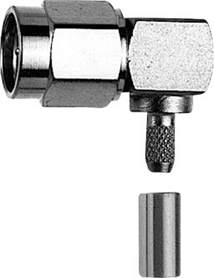 Telegärtner 100024661 100024661 SMA-Reverse-Steckverbinder Stecker, gewinkelt 50 Ω 1 St.