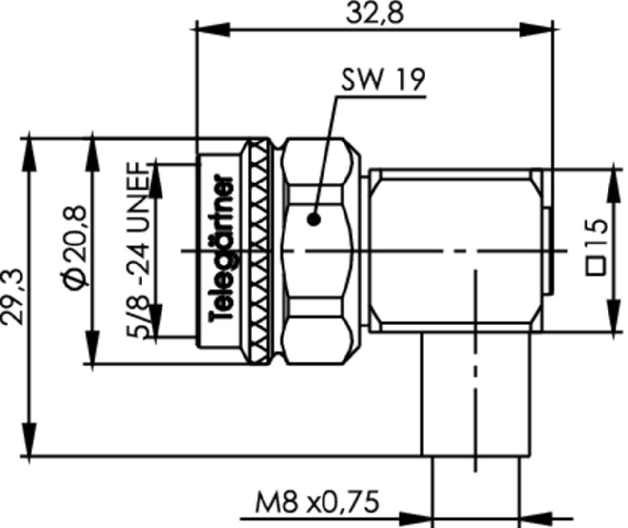 Telegärtner 100024208 100024208 Koax-Adapter N-Stecker - FME-Stecker 1St.