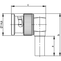 Telegärtner 100023456 100023456 BNC-Steckverbinder Stecker, gewinkelt 75Ω 1St. Telegärtner 100023456 100023456 BNC-Steckverbinder Stecker, gewinkelt 75Ω 1St.