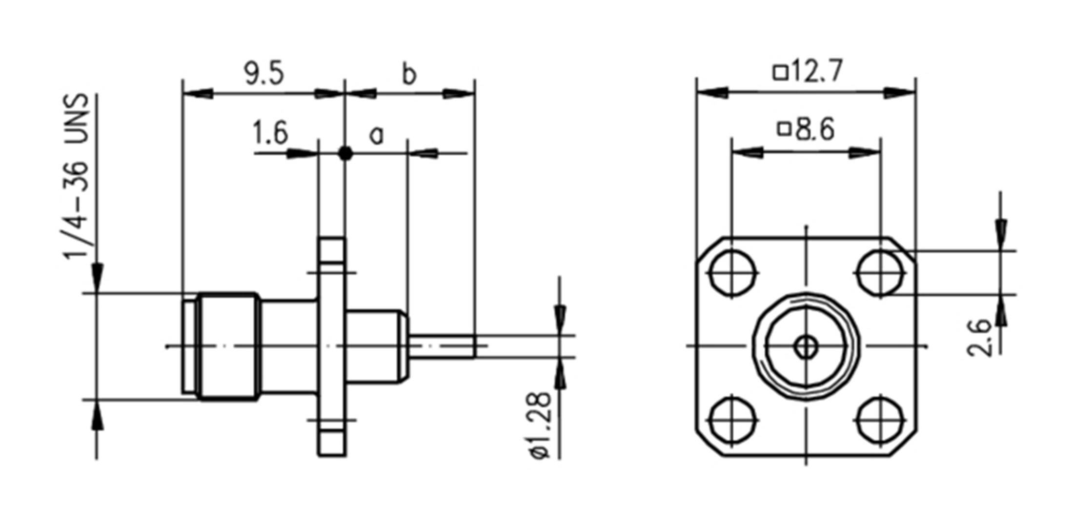 Telegärtner 100024702 100024702 SMA-Steckverbinder Flanschbuchse 50Ω 1St.