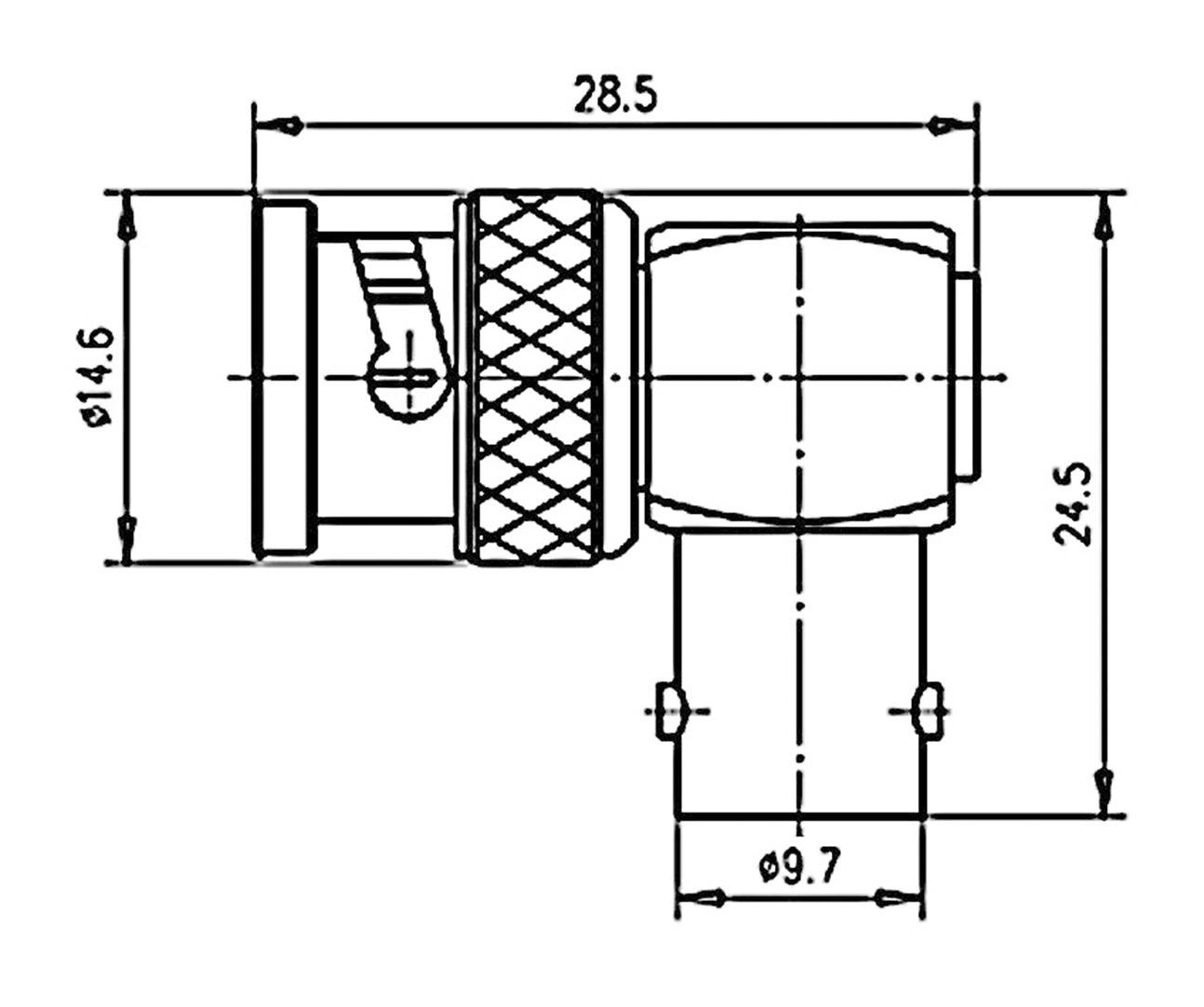 Telegärtner 100023588 100023588 BNC-Adapter BNC-Stecker - BNC-Buchse 1St.