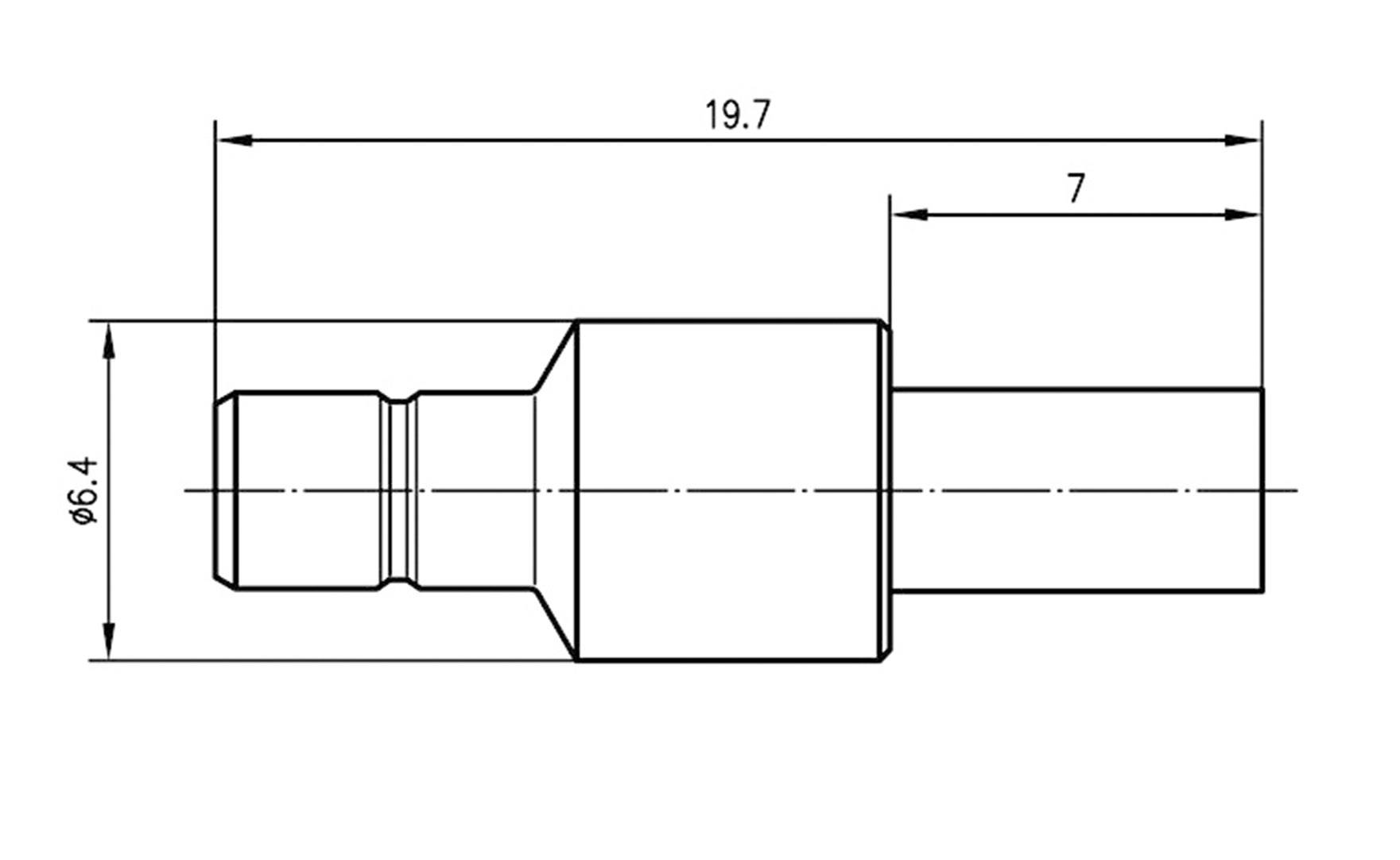 Telegärtner 100027667 100027667 SMB-Steckverbinder Stecker, gerade 50Ω 1St.