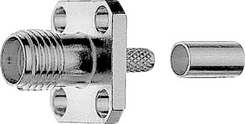 Telegärtner 100024721 100024721 SMA-Steckverbinder Flanschbuchse 50 Ω 1 St.