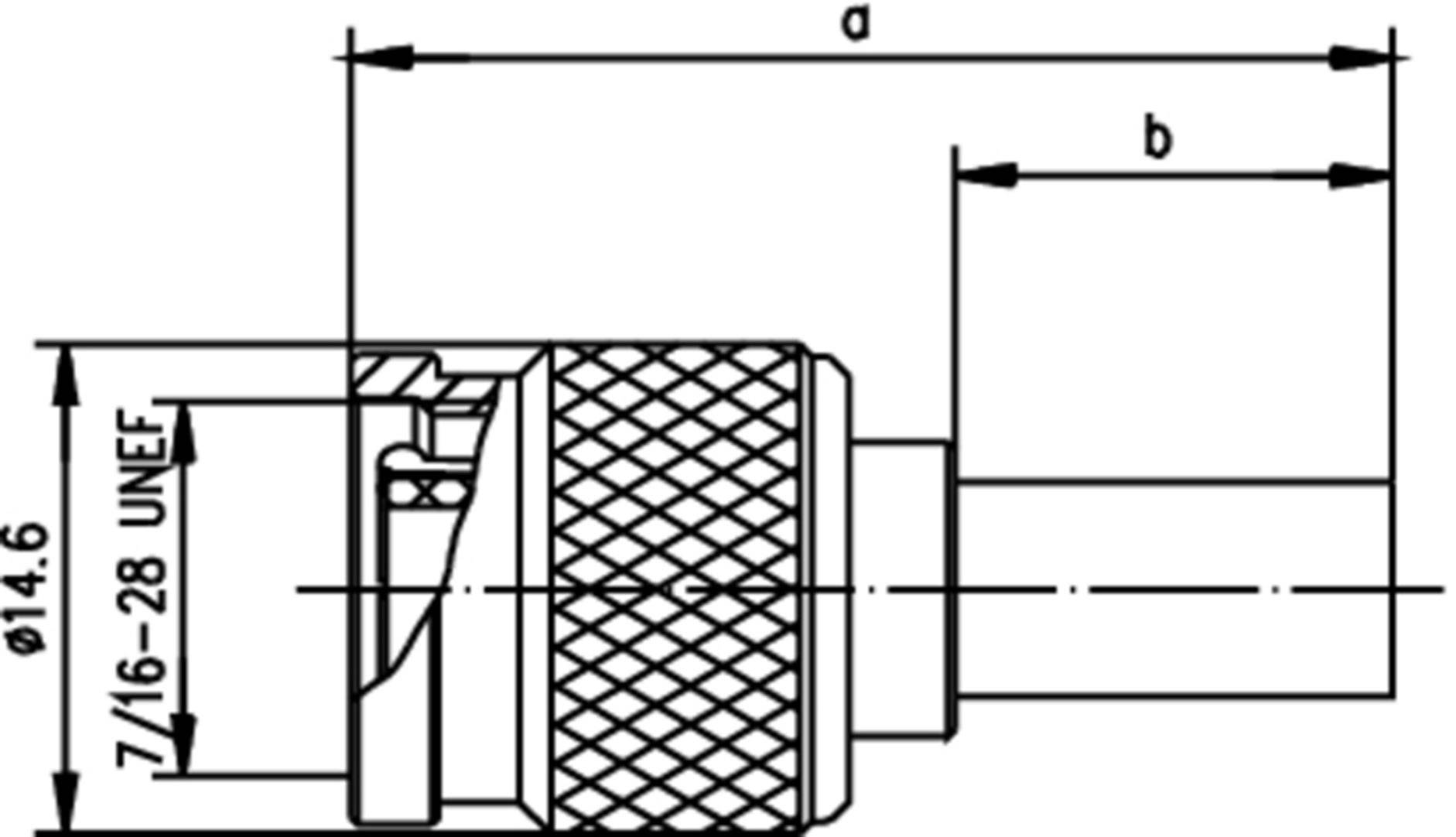 Telegärtner 100023745 100023745 TNC-Steckverbinder Stecker, gerade 50Ω 1St.