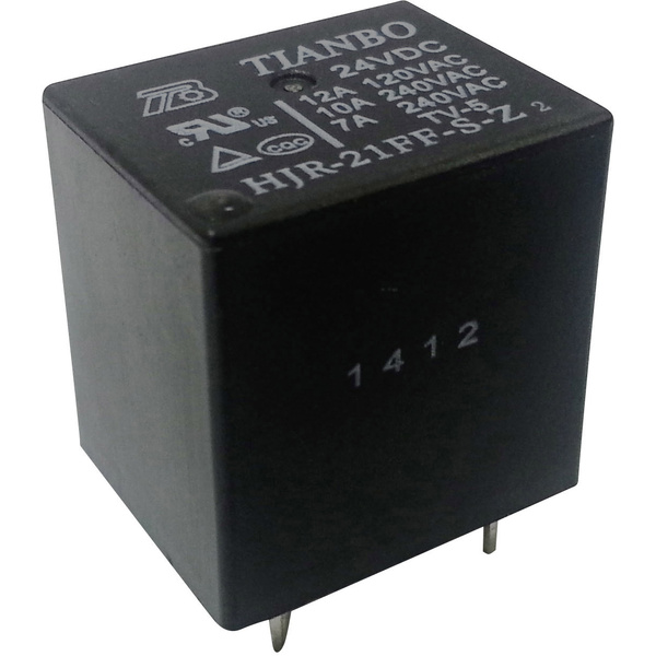 Tianbo Electronics HJR-21FF-S-Z 24VDC Printrelais 24 V/DC 15A 1 Wechsler