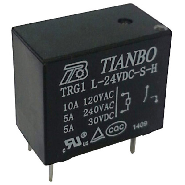 Tianbo Electronics TRG1 L-S-H 24VDC Printrelais 24 V/DC 3A 1 Schließer