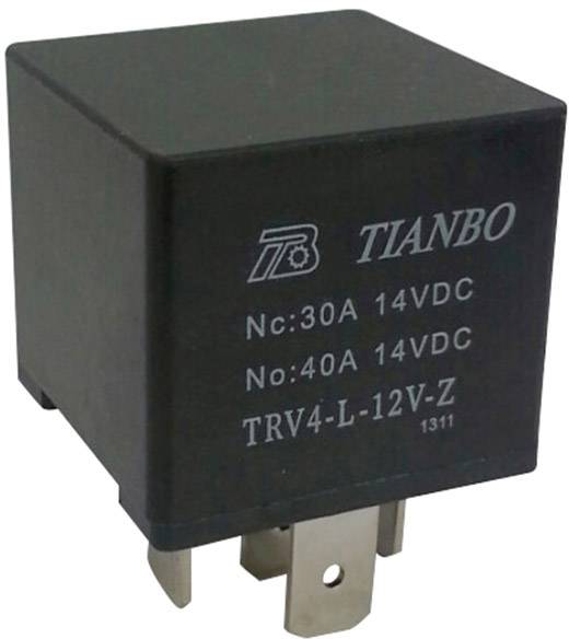 Tianbo Electronics TRV4 L-12V-Z Kfz-Relais 12 V/DC 1 Wechsler